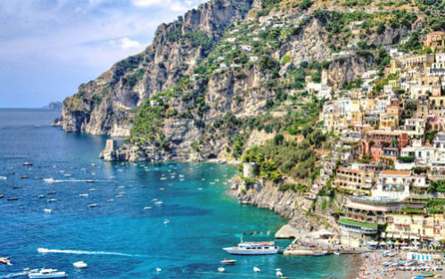 Vista su Amalfi